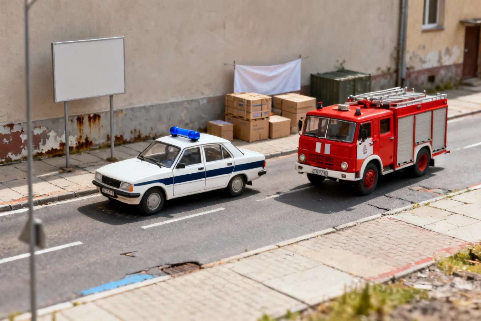 Policjanci i druhowie pomogli przy dwóch wypadkach drogowych