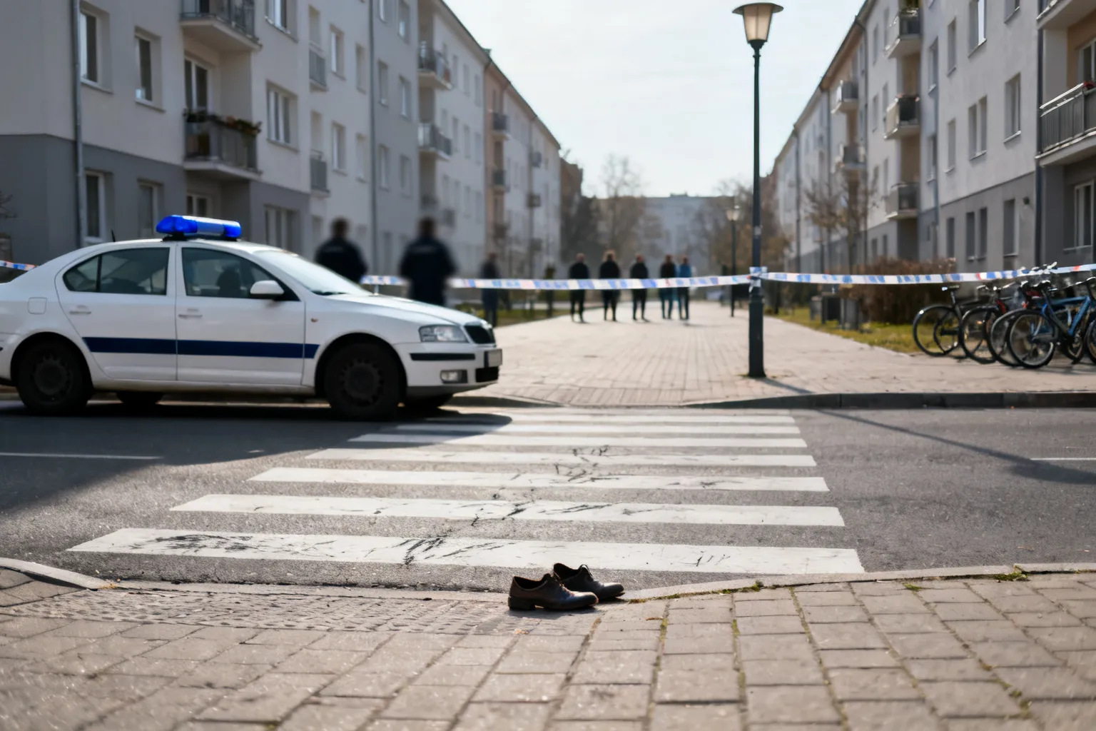 Potrącenie pieszego na ul. Borowskiej — policja publikuje nagranie