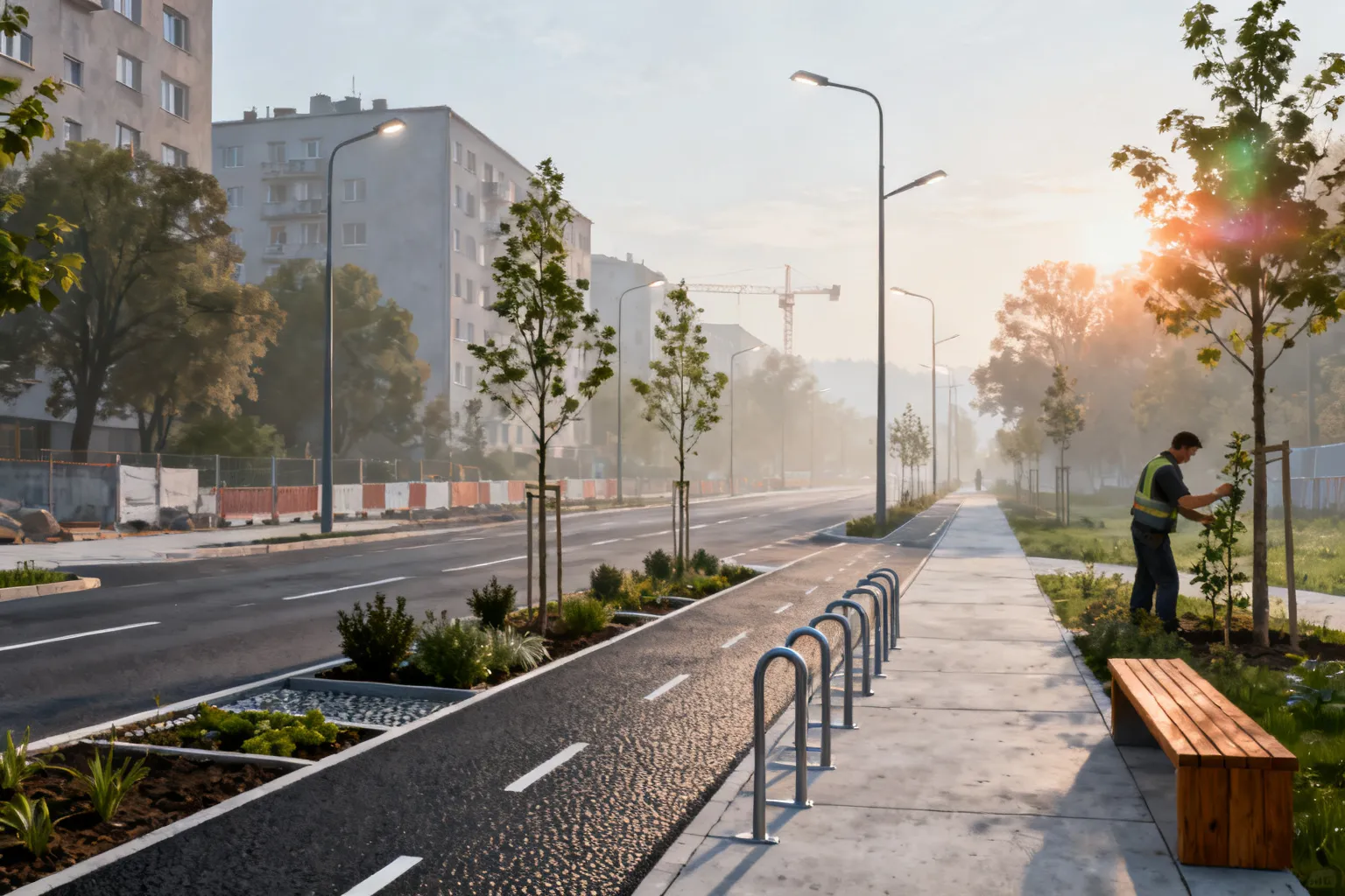 Przebudowa ul. Szczytnicka Wrocław: koncepcja z większą zielenią i drogą rowerową