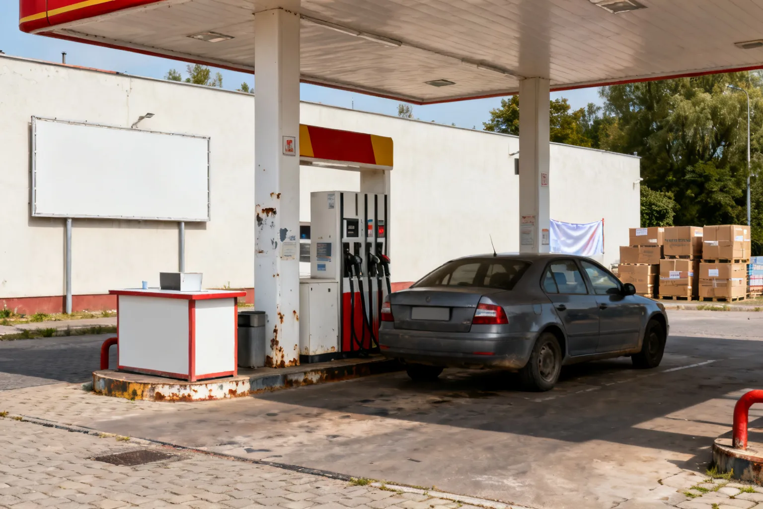 Awantura na stacji paliw w Wałbrzychu — kierowca złożył zawiadomienie, komendant odwołany