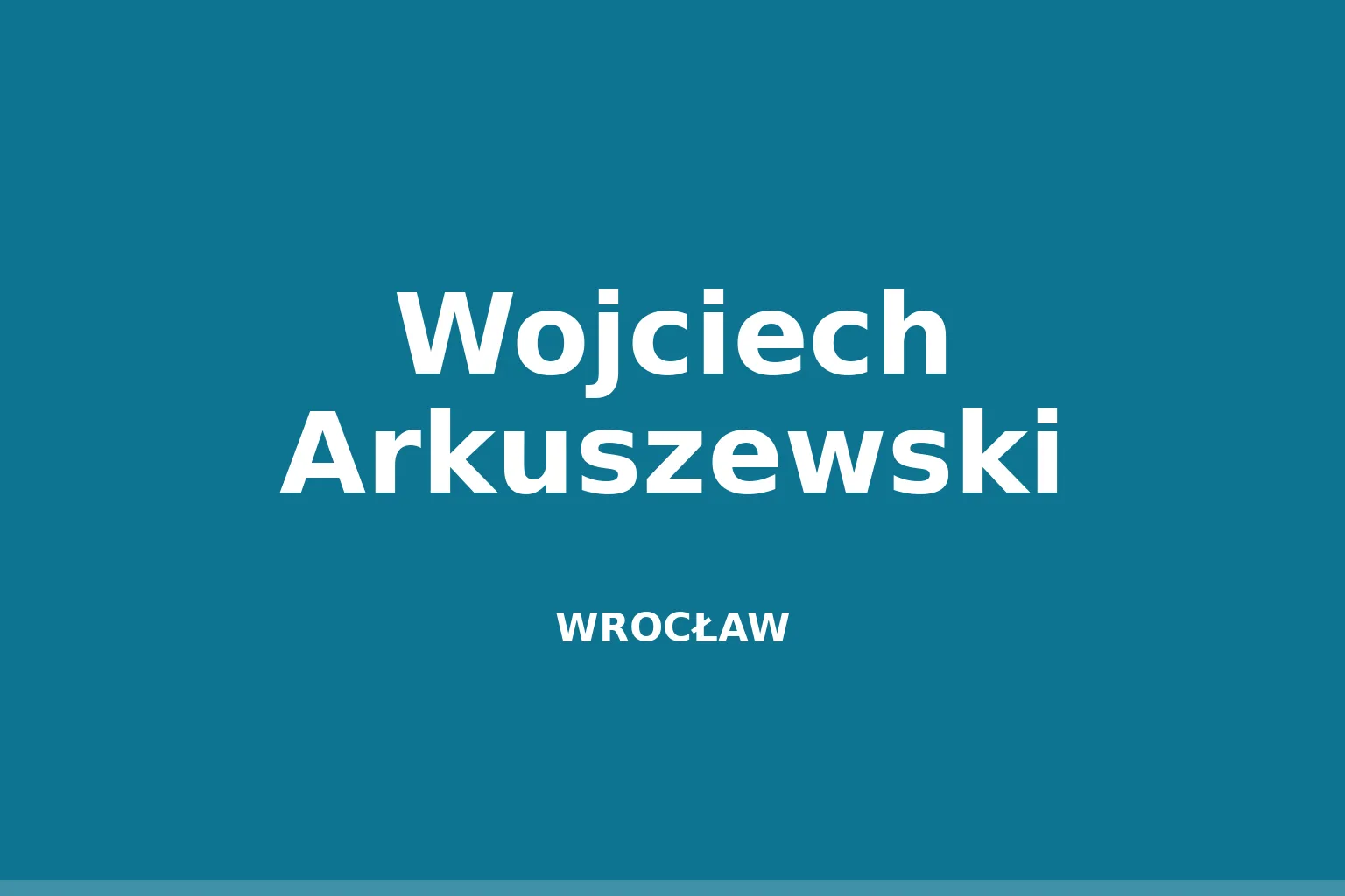 Wojciech Arkuszewski