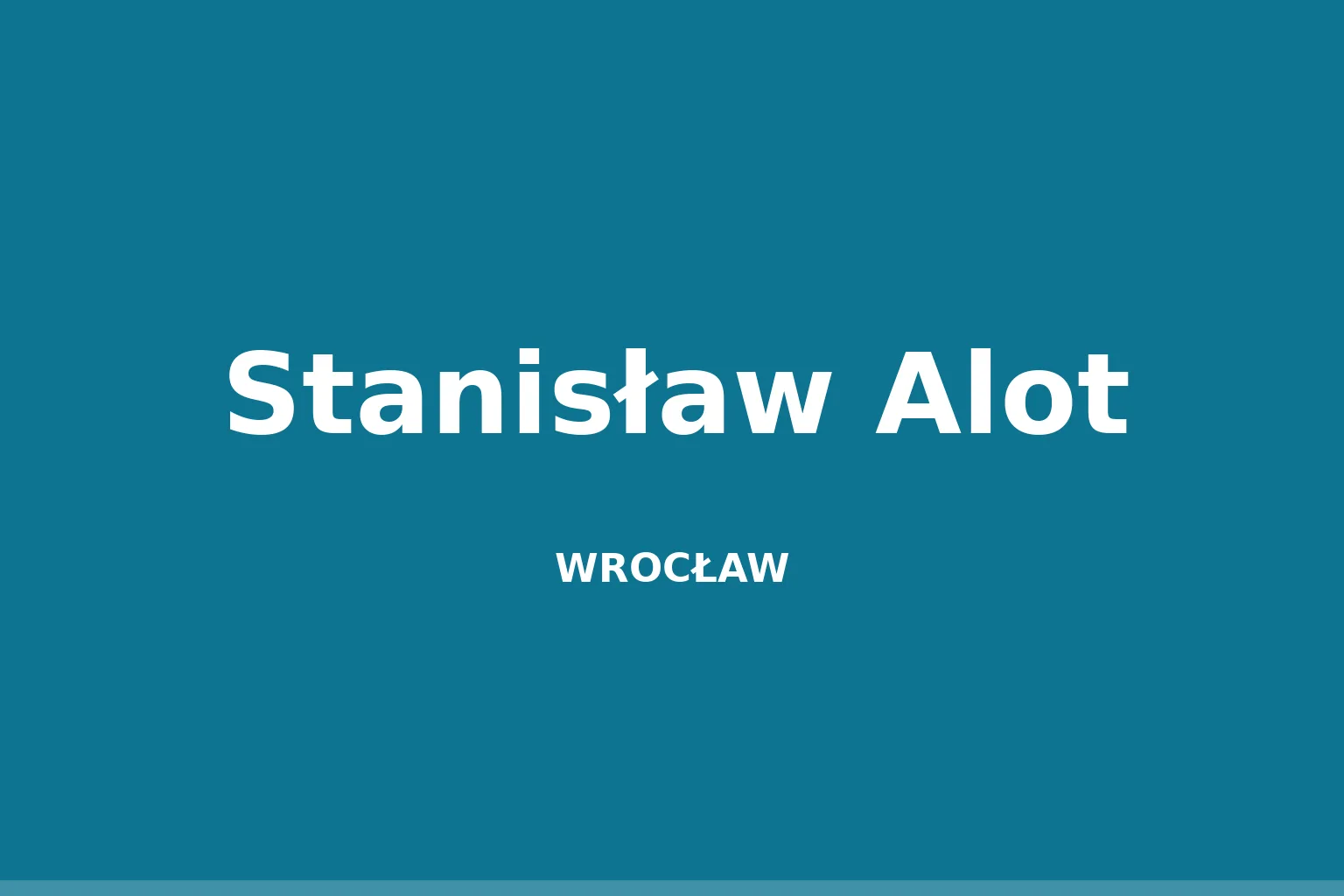 Stanisław Alot