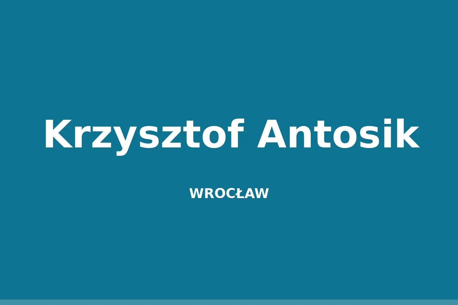 Krzysztof Antosik