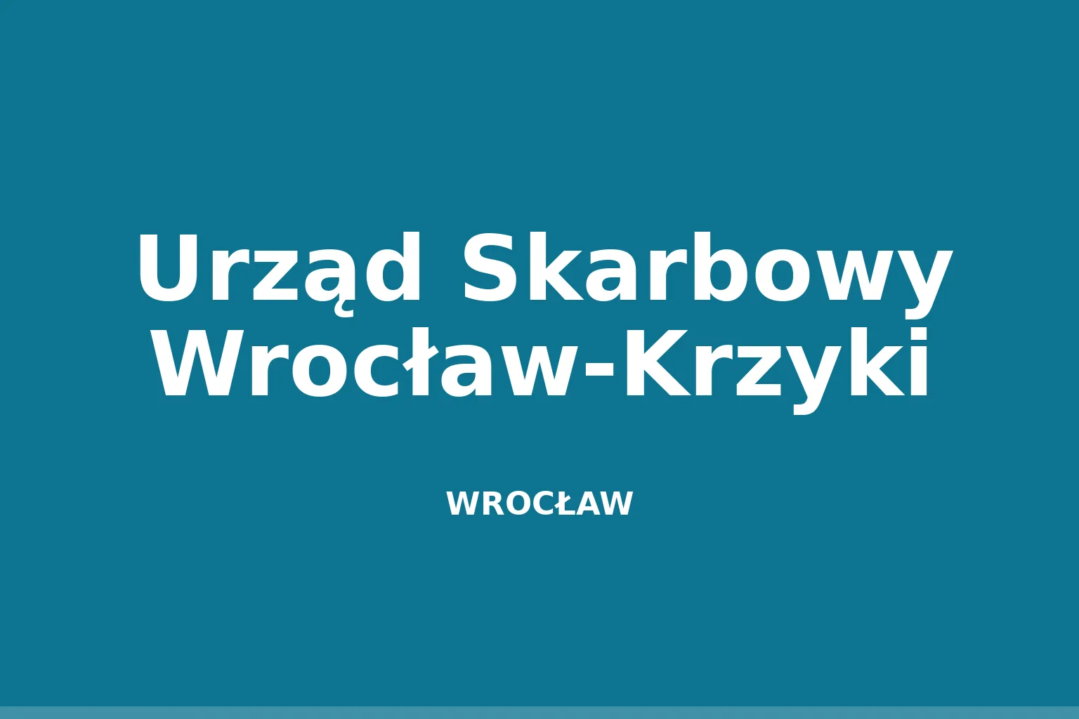 Urząd Skarbowy Wrocław-Krzyki