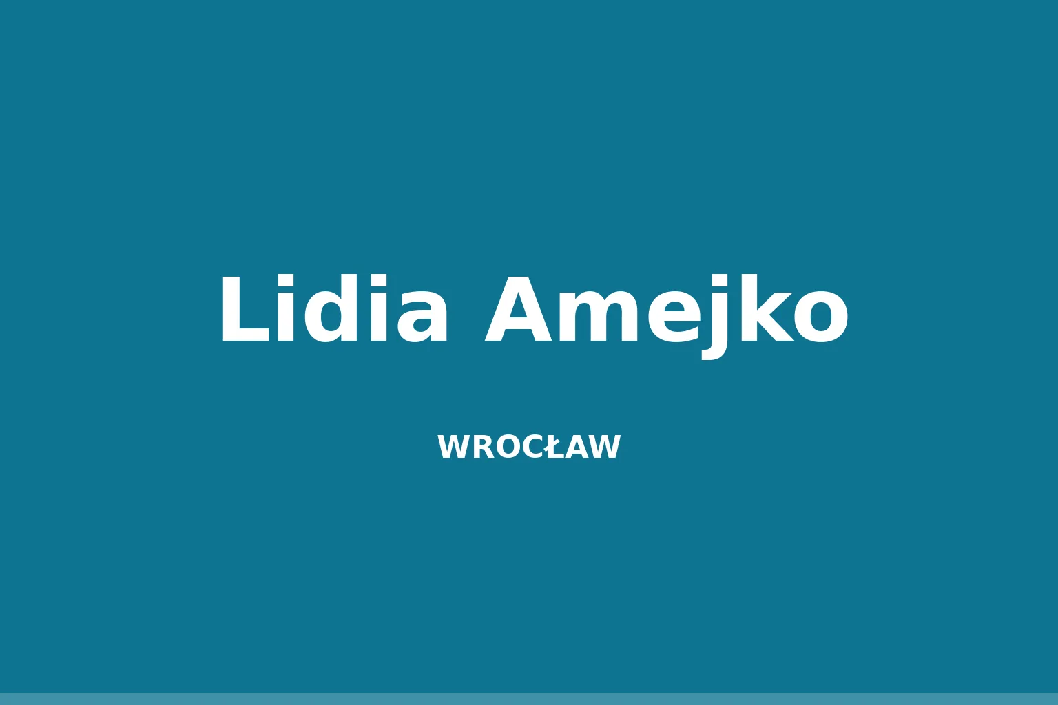 Lidia Amejko