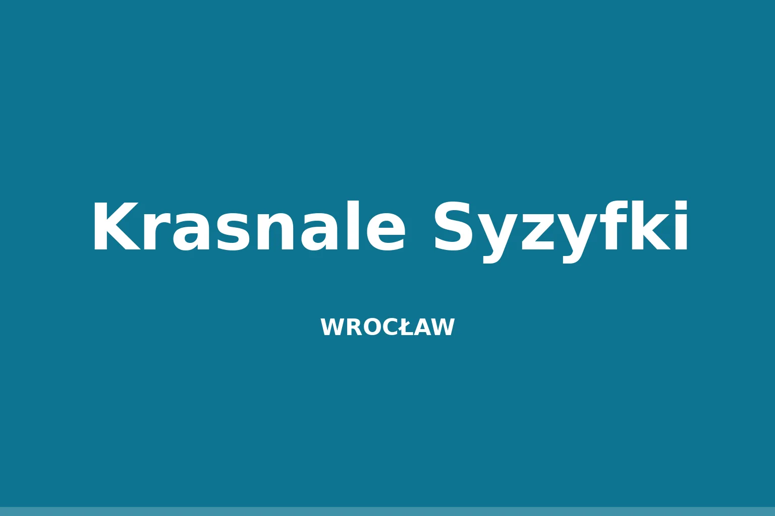 Krasnale Syzyfki